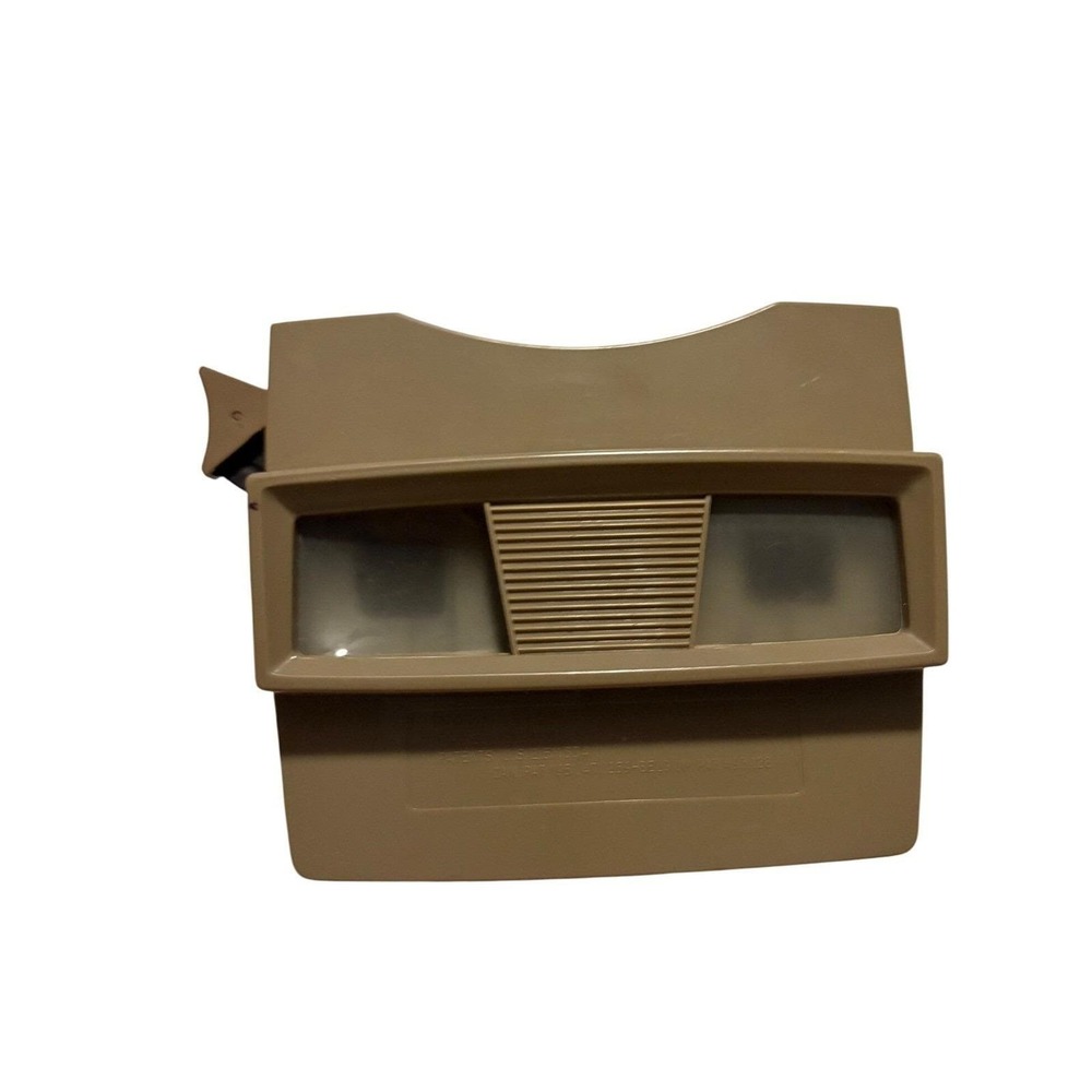 Vintage Sawyers View-Master Model E Tan 3D Viewer with 10 Reels Batman Pinocchio